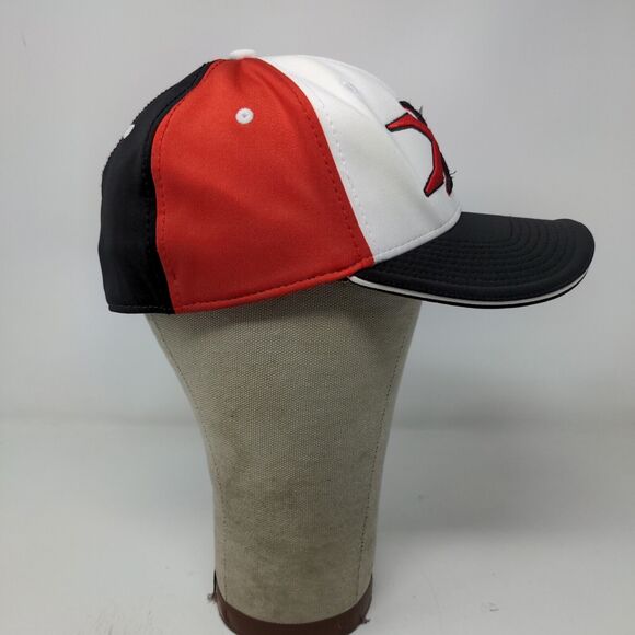 XG Extreme Mens Fitted Hat White Black Size M Embroidered Logo - Picture 7 of 13